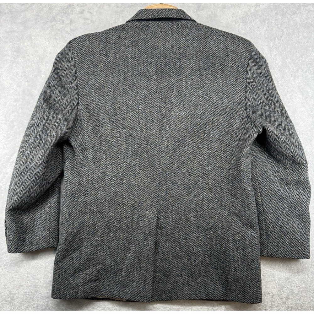 Orvis Harris Tweed Sport Coat Handwoven‎ Wool Blazer Jacket Vintage Men's 42R - Picture 2 of 11